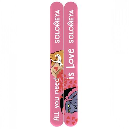 Set of nail files "All you need is love" Solomeya 2pcs